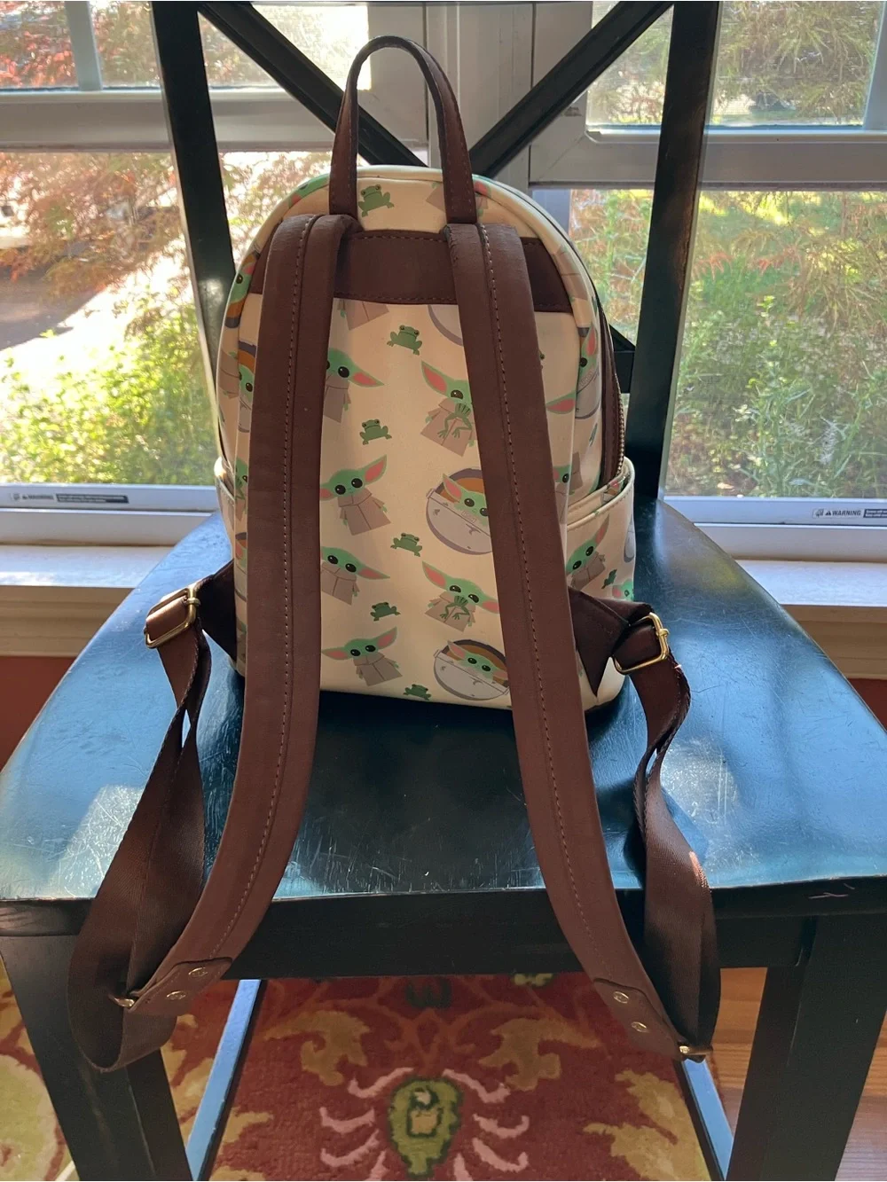 Loungefly Beige Baby Yoda (The Child) Kids Mini Backpack